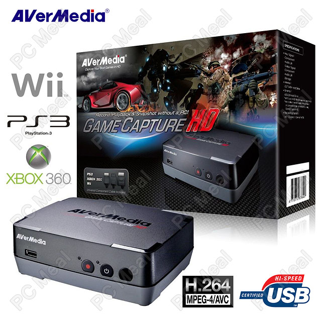 AVerMedia Game Capture HD C281 Video Recorder Xbox 360 PS3 Wii 1080 